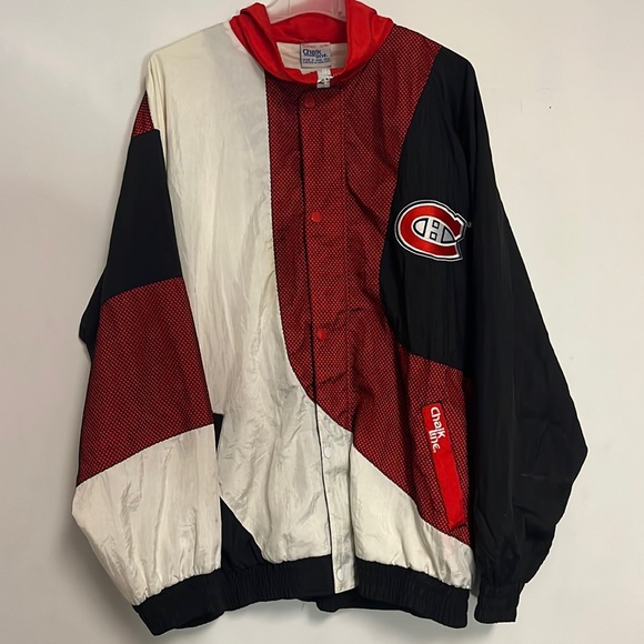 Chalk Line Other - Vintage Montreal Canadiens Chalk Line Jacket Size XL 90s NHL